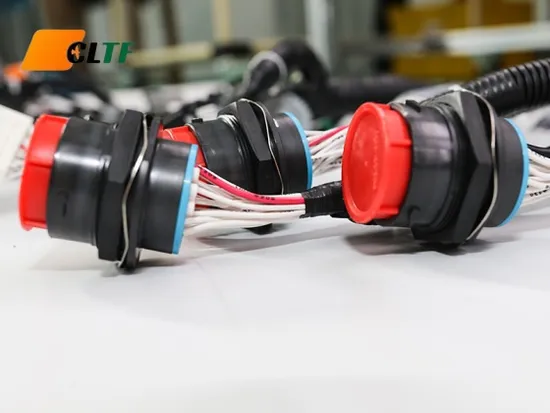 Factory Custom Swe150LC Medium Excavator Console Wire Harness with Te Connectors 