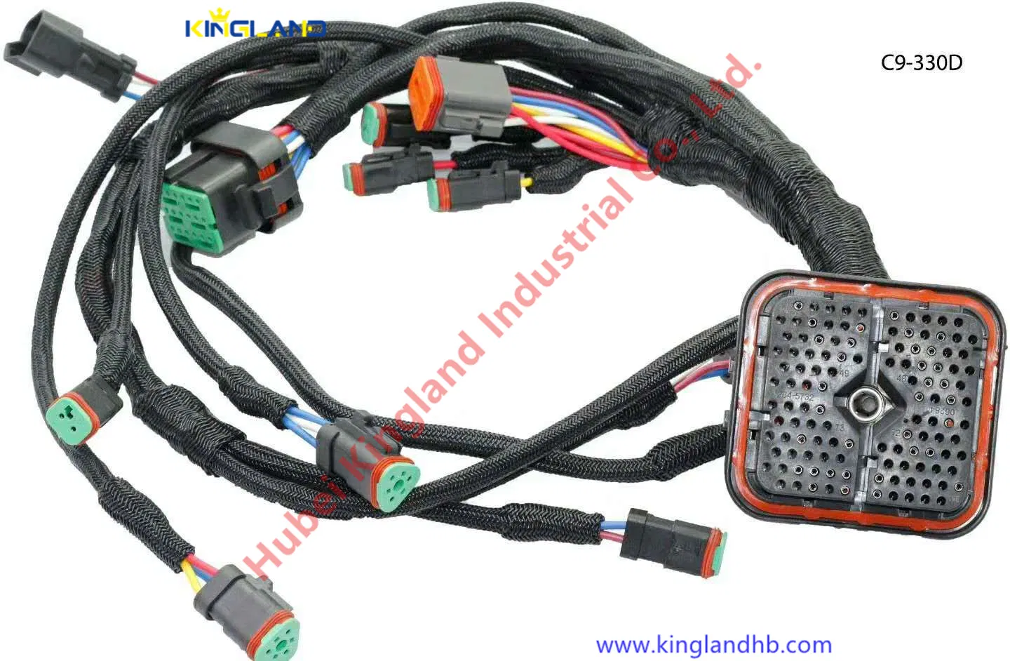 Diesel Engine Auto Parts C9 Ecm Wire Harness Wiring 323