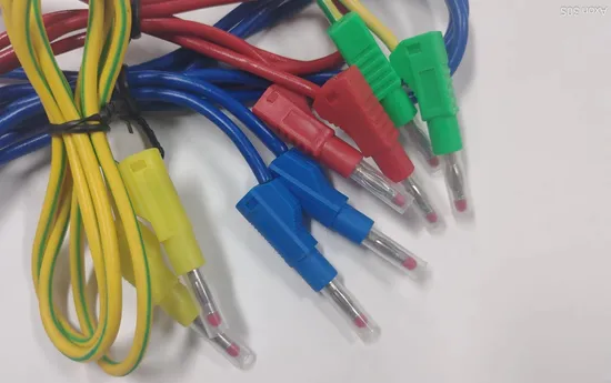 Stackable 4mm Banana Plug Soft Electrical Test Leads Cable Wire for Multimeter 