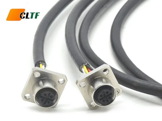 OEM Aviation Cable Wiring Harness Supplier M12 5p Cable Assembly with IP67 IP68 D Shape Waterproof Connector 