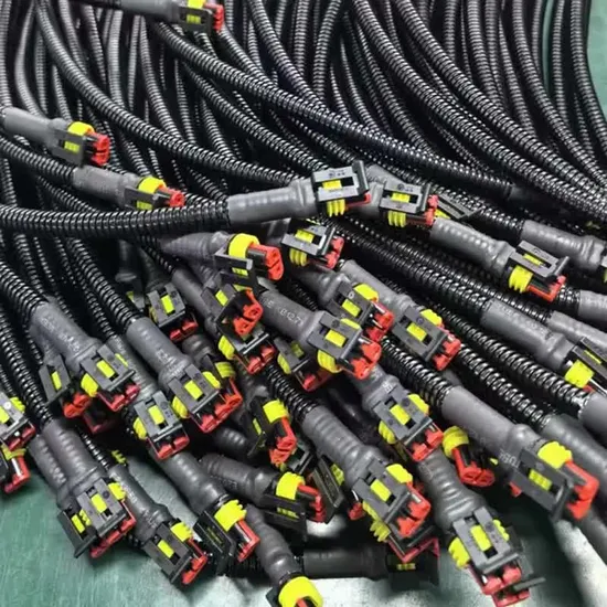 Long Life OEM ODM Color Automobile Engine Cooling Fan Motor Wiring Harness 